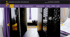 Desktop Screenshot of hotel-pelisson-nontron.com