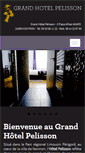Mobile Screenshot of hotel-pelisson-nontron.com